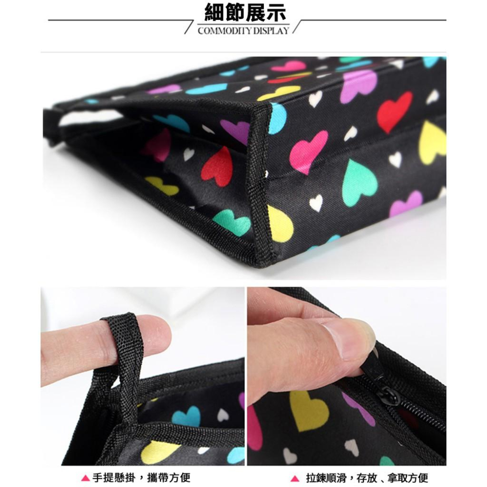 『熊愛貝百貨』多功能防潑水化妝包洗漱包收納袋 立體車縫加固車邊 顏色隨機-細節圖8