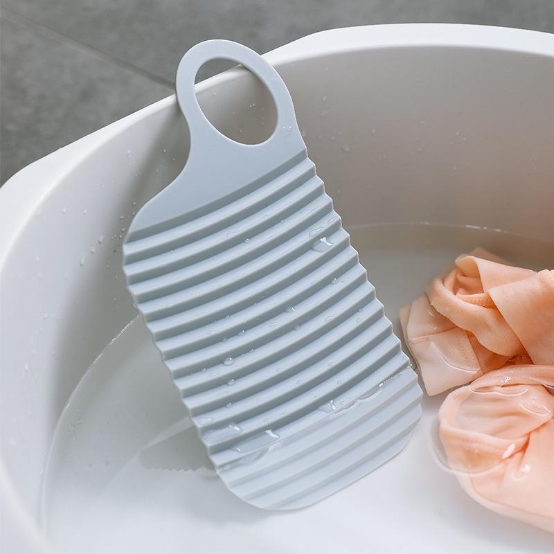 『熊愛貝百貨』拇指款掌上型迷你洗衣板 PE材質觸感佳不傷衣物手指-細節圖3