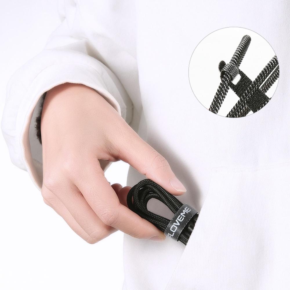 『熊愛貝百貨』自黏式魔鬼氈14cm理線帶 魔術貼快速理線器-細節圖2