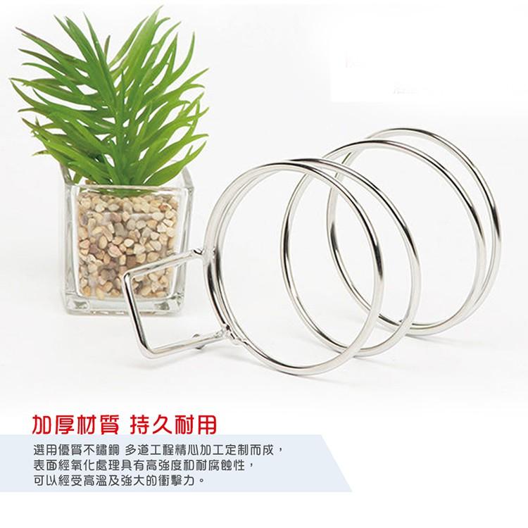 『熊愛貝百貨』 不鏽鋼 螺旋 吹風機架 (贈無痕魔法貼)-細節圖2