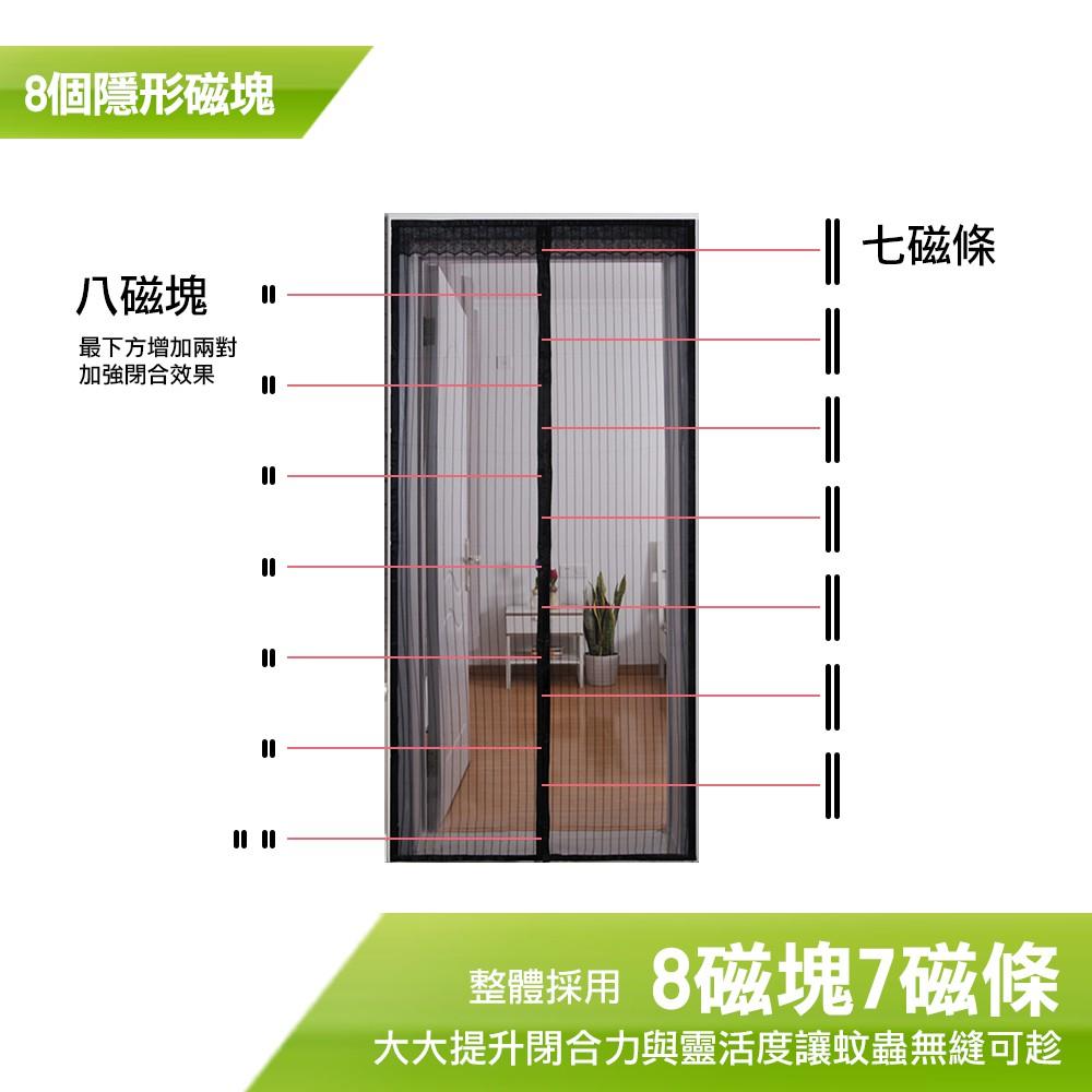 『熊愛貝百貨』超靜音防蚊門簾(4色)-細節圖7