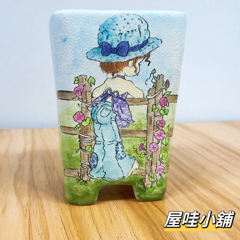 台灣現貨🐻立體 精工 手繪 冰淇淋 水果 蛋糕 透氣 多肉 紫砂盆-細節圖5