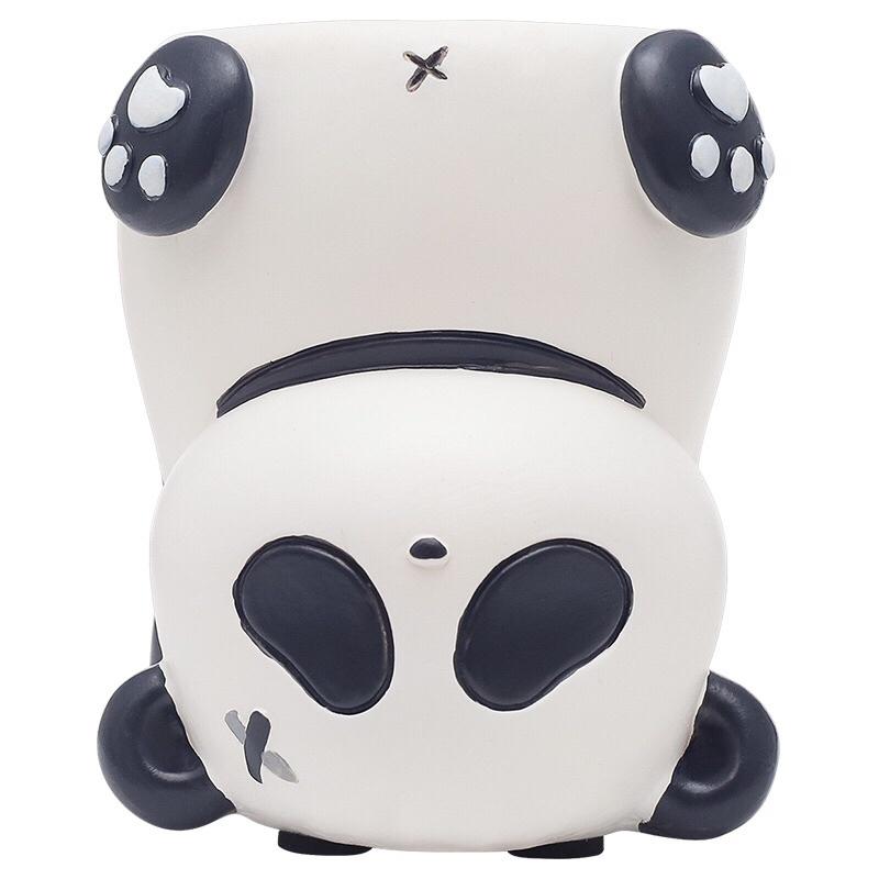 限量商品🥰倒立 動物 花盆 豬 貓 熊貓 鬥牛犬 橘貓 盆栽-細節圖6