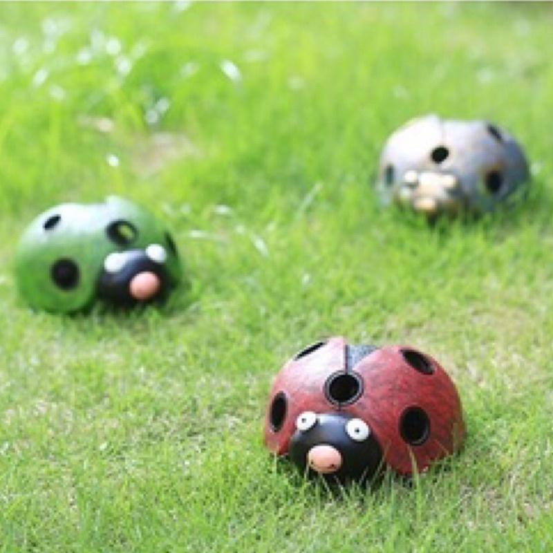 【屋哇🔥台灣現貨】七星 瓢蟲 太陽能 太陽能燈 擺件 戶外園林 花園別墅 露台 陽台 庭院 夜光 甲蟲 裝飾 掛飾 燈-細節圖6