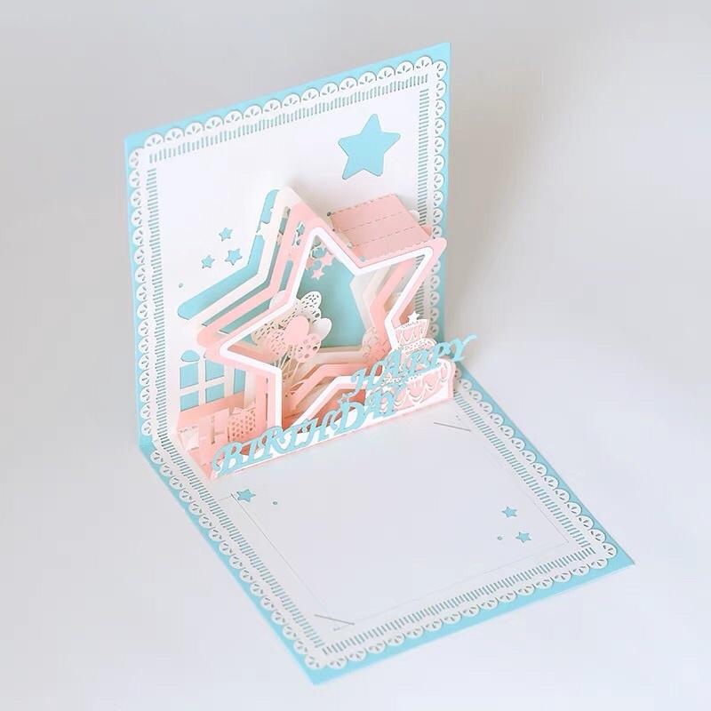 【屋哇🔥現貨】生日快樂 富士山  小王子 謝謝你 銀杏樹 感謝卡 教師節 情人節 母親節 祝福卡片 生日卡片  立體卡片-細節圖4