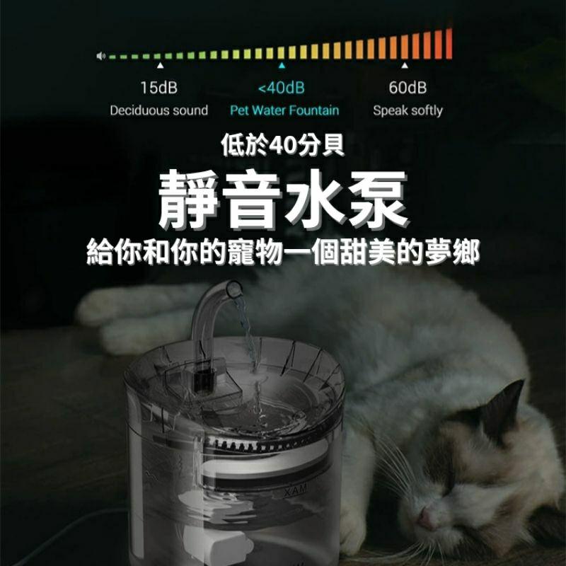 【🔥隔日到貨】透明好清理 寵物飲水機 智能感應 貓喝水器 貓咪飲水機 寵物 貓飲水機 貓 貓咪喝水 貓碗 自動飲水機-細節圖4