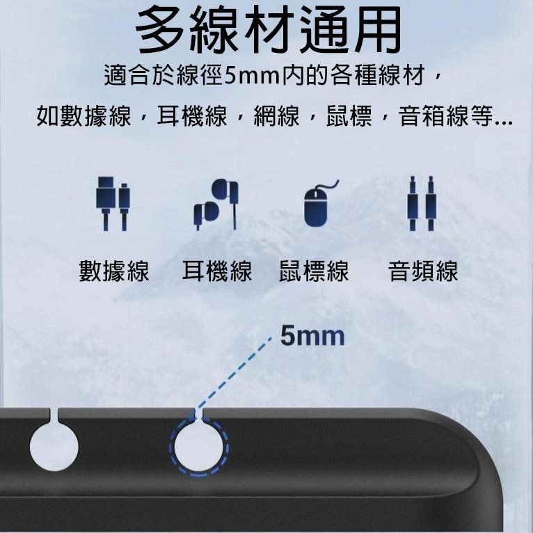 數據綫收納器 理綫器充電綫收納 保護器理綫神器 『怡傢購物』 綫束固定器 理綫夾扣-細節圖6