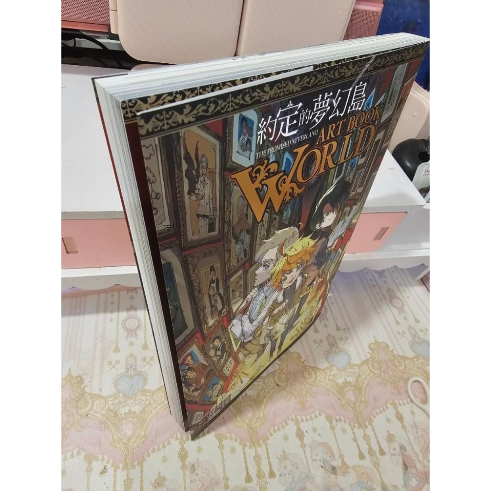 約定的夢幻島 ART BOOK WORLD 全 畫集 畫冊 原畫集 東立出版 漫畫 中文版 出水ぽすか-細節圖3