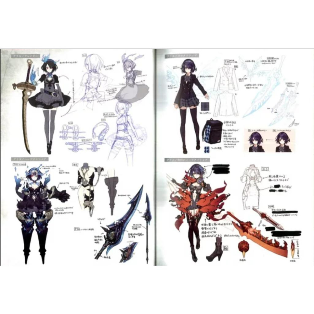 【現貨】SINoALICE 死亡愛麗絲繪物語全集 Illustration＆Story Works 畫集 美術設定集-細節圖2