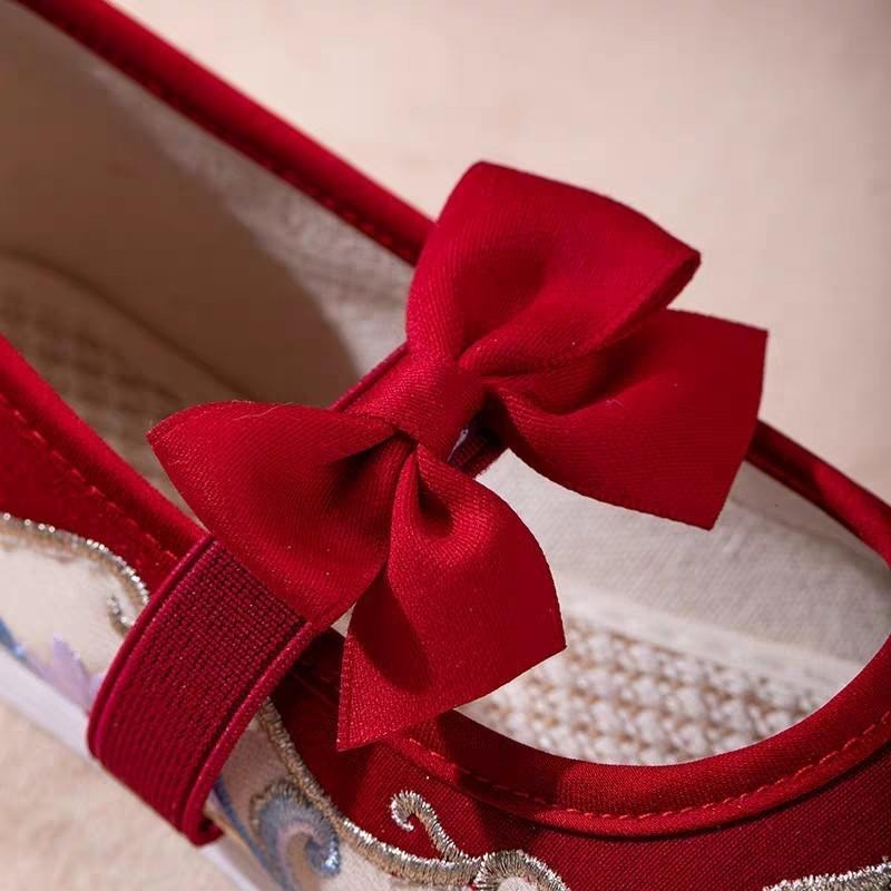 白雪公主 刺繡 漢服鞋 漢元素 古風 漢服 少女 中國風 新中式 十三余 36碼-細節圖4