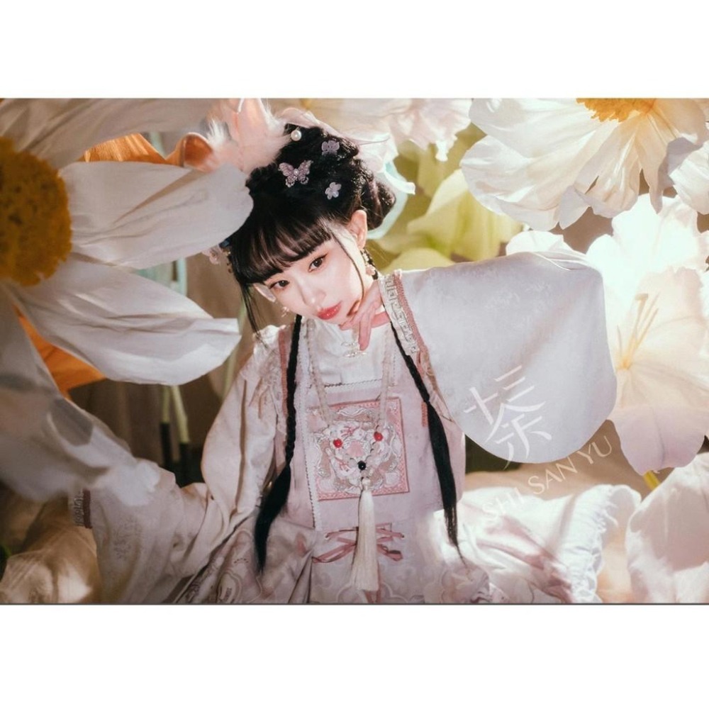 【十三余】春風共耳 馬甲 蕾絲 漢服 漢元素 少女 lolita 古風 XL碼-細節圖3