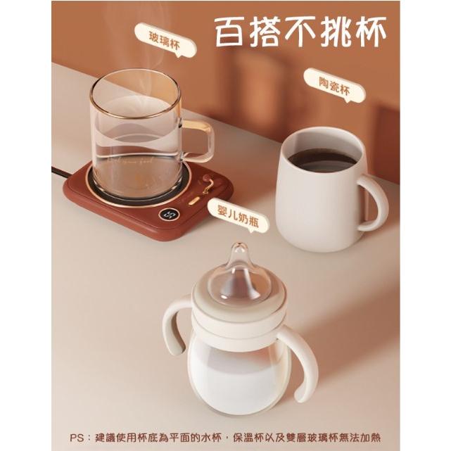 復古留聲機造型 恆溫杯墊 加熱杯墊 保溫杯墊 定時斷電 暖杯墊 溫杯墊 秋冬季保溫 墨藍色 9成新-細節圖3