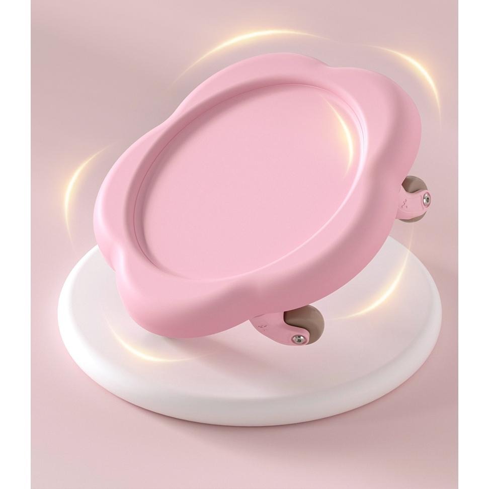 COLORFIT 萬向輪 健腹盤 健腹倫 滑盤 靜音 腹肌 男女 家用 收腹 核心 居家 運動 馬甲線 瘦身 少女粉-細節圖3