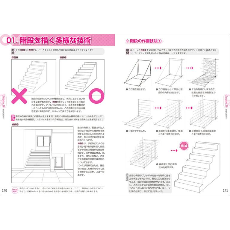 動漫構圖必修課！！一目了然的OX式解說 漫畫 插畫 構圖技法 工具書 教學書 日文版-細節圖5