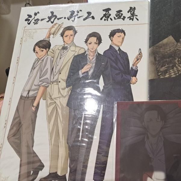 joker game 動畫 原畫集 含三好特典明信片+手提紙袋 代號D機關 三輪士良ジョーカー・ゲーム-細節圖5