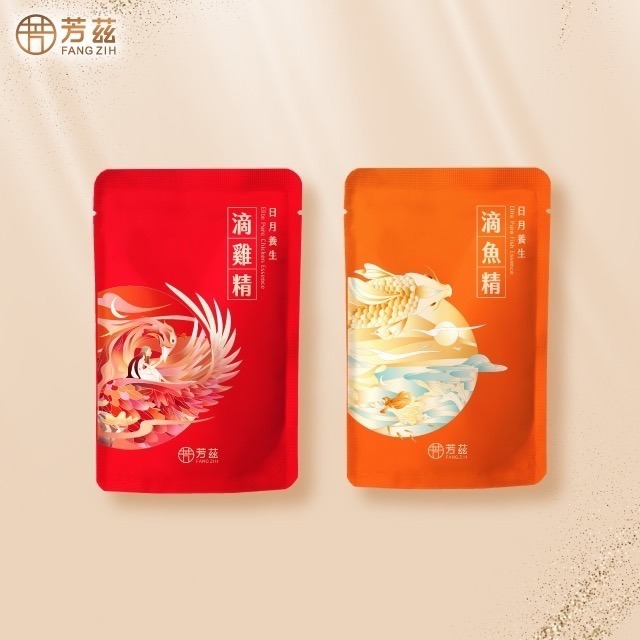 【芳茲】雞魚饗宴-滴雞精+滴魚精-隨身組 1+1包/盒-細節圖2