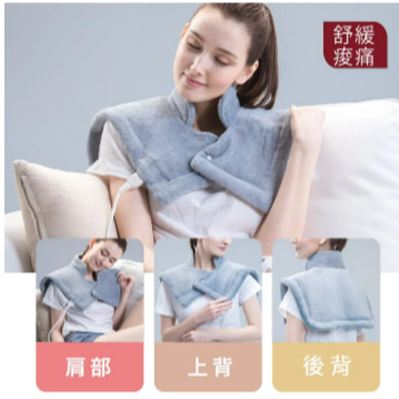 【滿千免運】Sunlus三樂事頸肩雙用柔毛熱敷墊SP1213 智慧專利控溫【禾宜藥局】-細節圖3