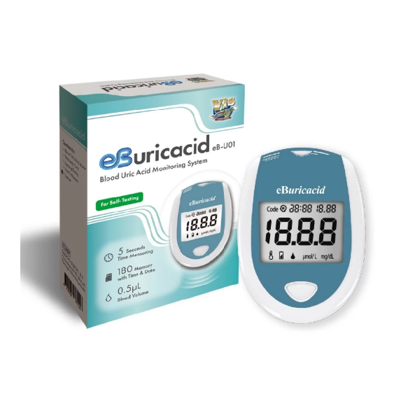 【滿千免運】eBmonitor醫必 eBuricacid尿酸測試儀套組 1組【禾宜藥局】-細節圖3