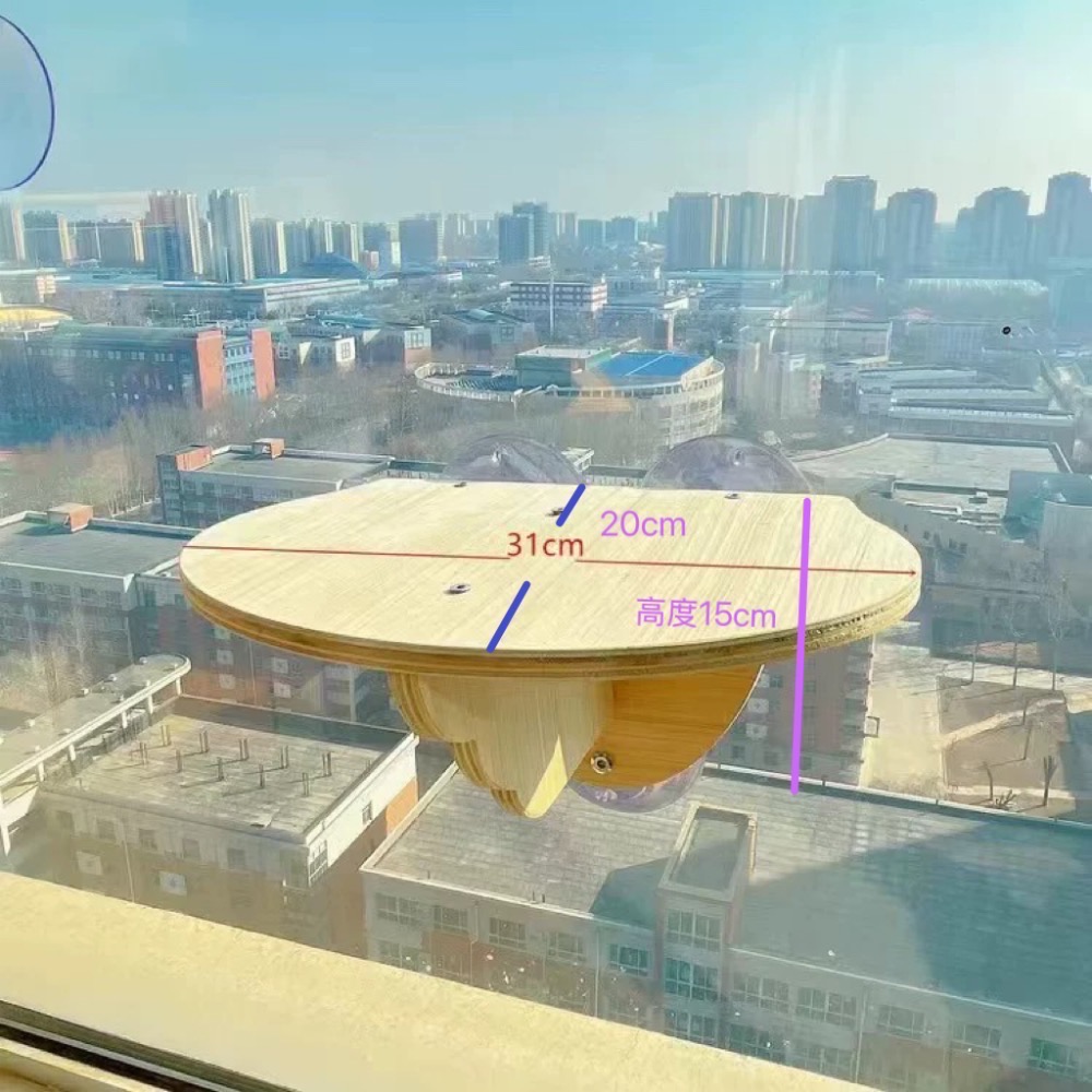 貓跳台 窗戶型太空艙、貓頭窩 吸盤式吊床-細節圖4