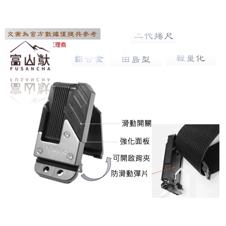 富山䲦 快扣工具袋 可掛 可扣 搭配 二代捲尺扣 快速扣套件 快扣桶包 快扣工具袋 快扣多口工具袋 快扣兩口工具袋-規格圖10