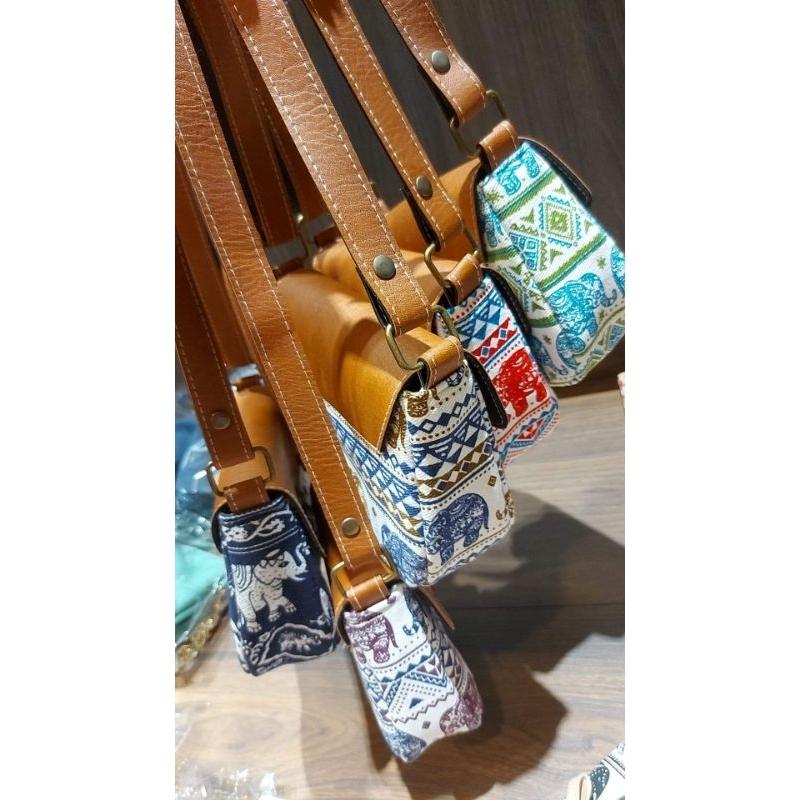 🎉現貨🎉 泰國代購 泰國帶回 泰國大象包 大象馬鞍包 大象後背包-細節圖2