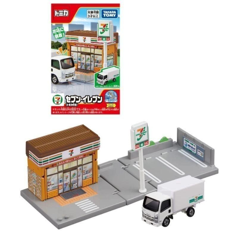 🎉現貨🎉可刷卡❤tomica 2022 吉野家 711場景巴士站times perking停車場 洗車場 壽司店-細節圖4