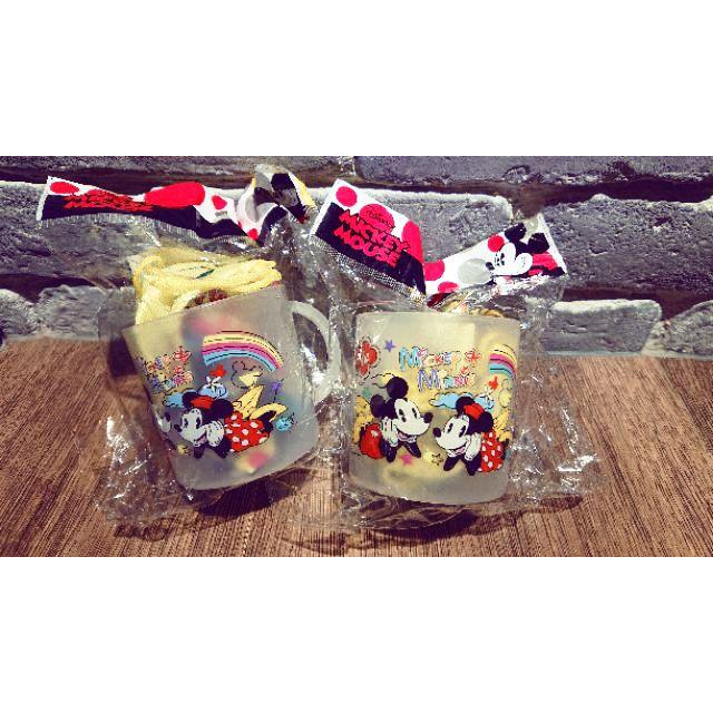 🎉現貨🎉日本帶回正版迪士尼水杯 漱口杯（附小束口袋）-細節圖2
