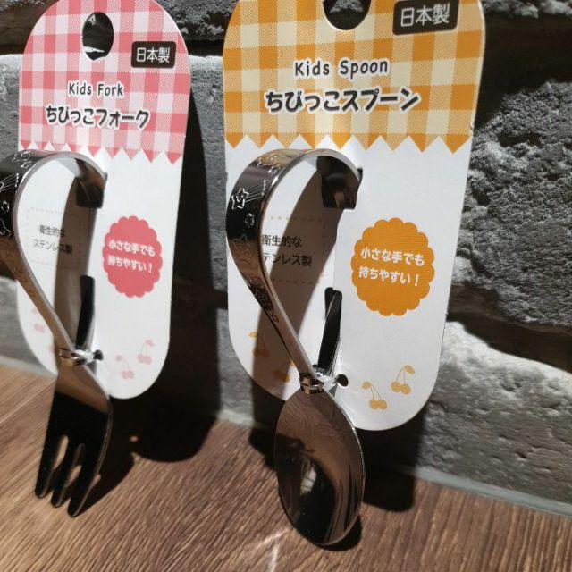 🎉現貨🎉(日本製)日本帶回幼兒餐具湯匙 叉子-細節圖2