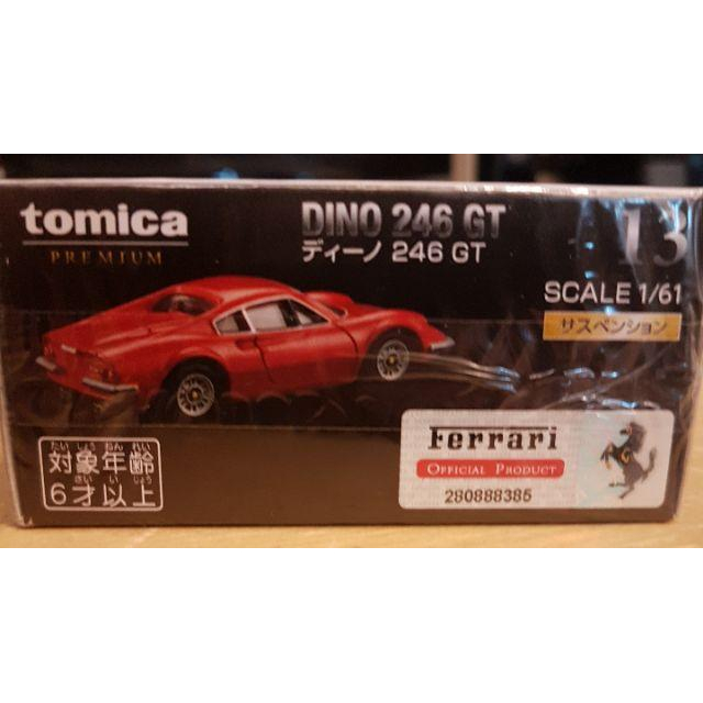 🎉現貨🎉Tomica 日版 黑盒NO.13 DINO 246 GT  法拉利-細節圖2