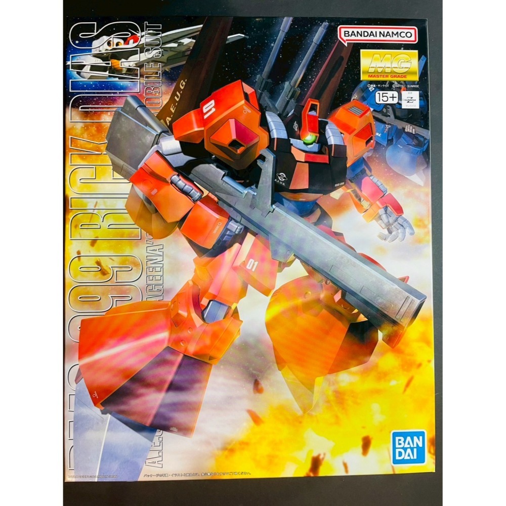 =宅家王=【通販品】萬代藍標 MG 里克·迪亞斯{克瓦特羅座機} RMS-099 5063194 1比100 組裝模型-細節圖2