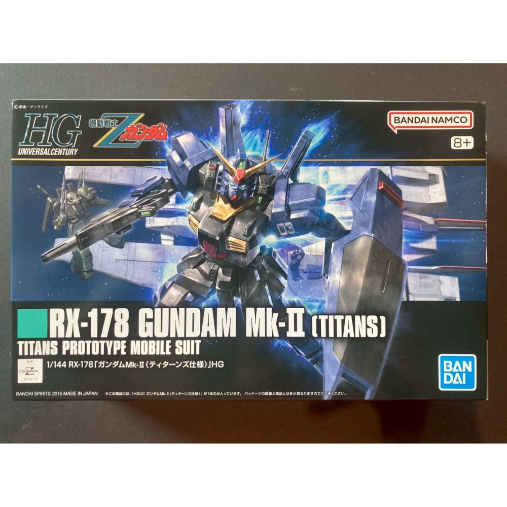 =宅家王=【通販品】萬代藍標 HGUC 鋼彈MK-II[迪坦斯仕樣](新生版) RX-178 5057985 1比144-細節圖2