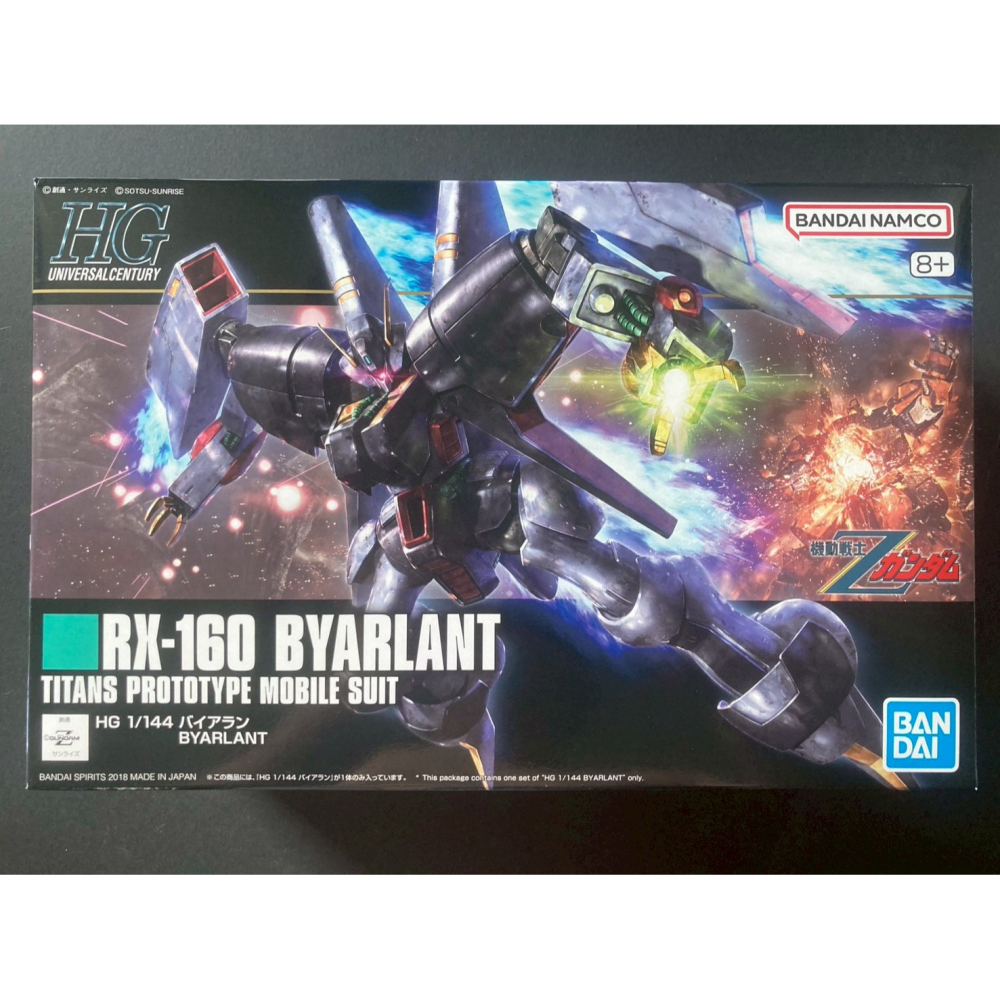 =宅家王=【通販品】萬代藍標 HGUC 拜藍 RX-160 5064093 1比144 組裝模型 Z鋼彈-細節圖2