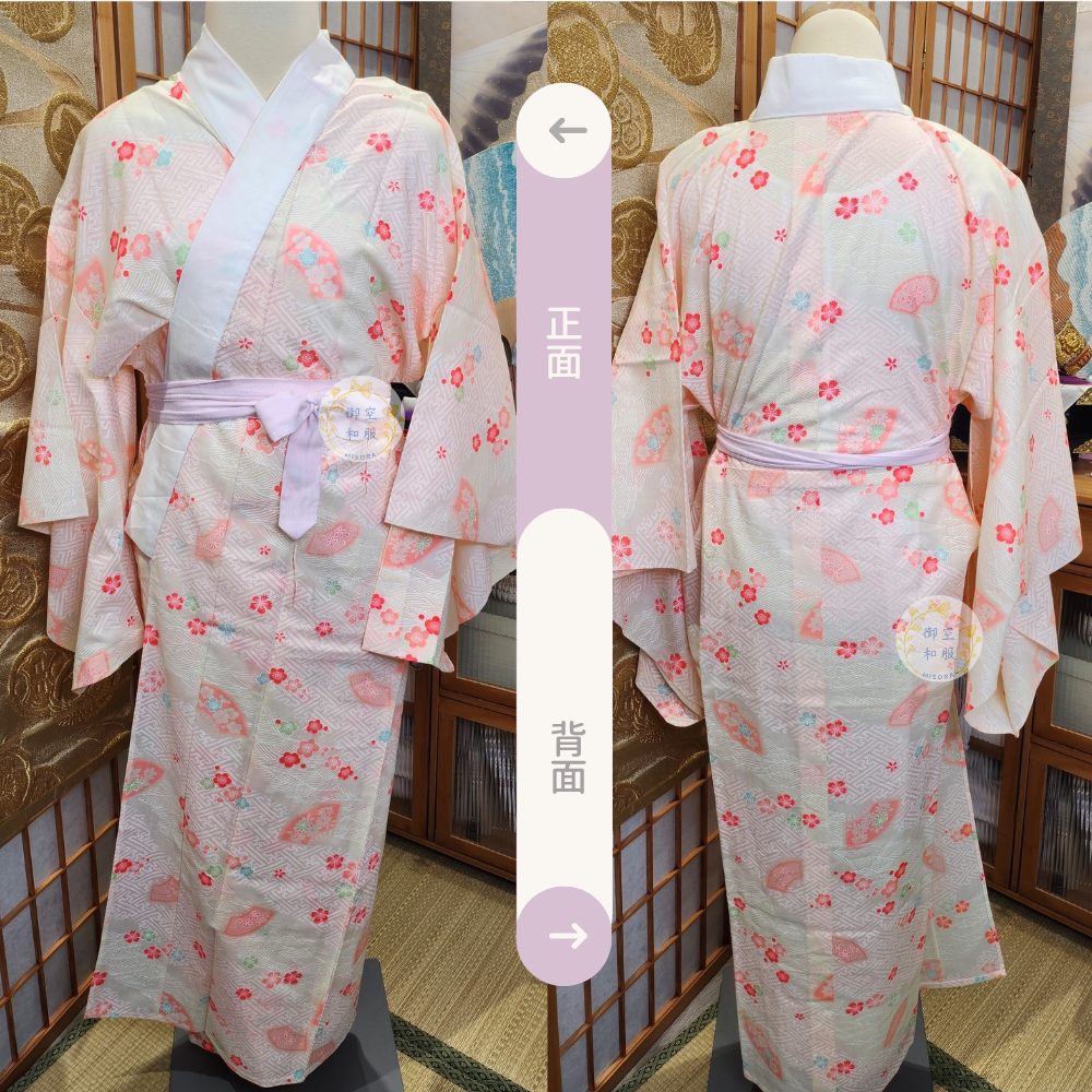 扇花 中古襦袢-細節圖2