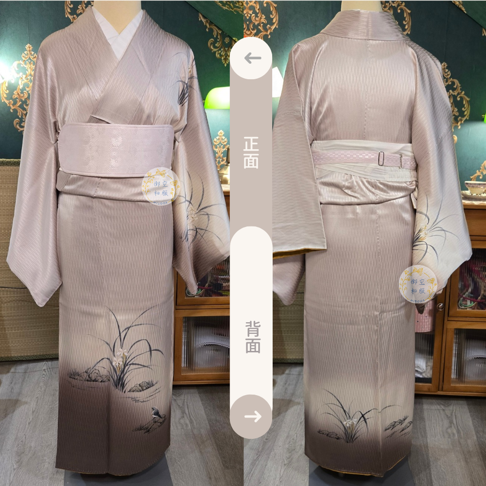 花鳥 訪問着｜158.5cm-細節圖2