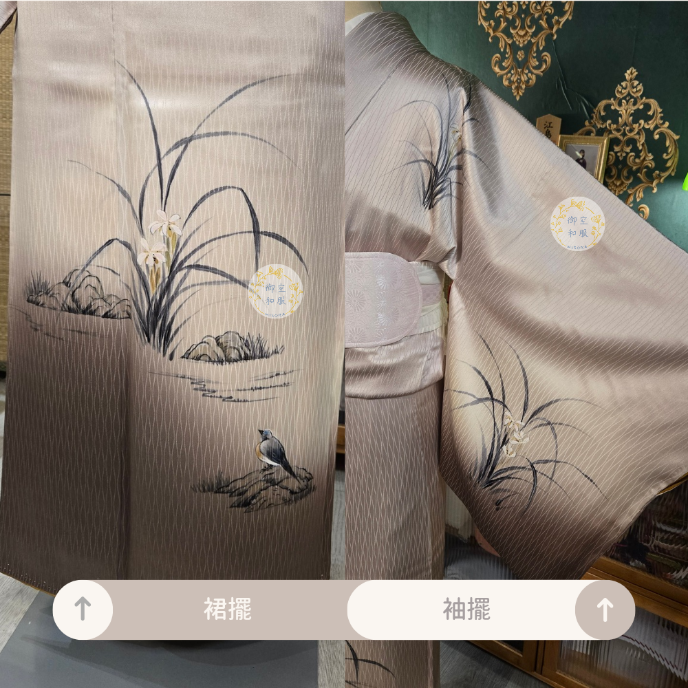 花鳥 訪問着｜158.5cm-細節圖3