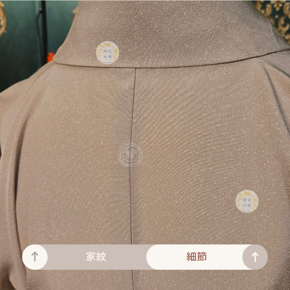 加賀友禪 訪問著丨家紋丨157cm-細節圖4