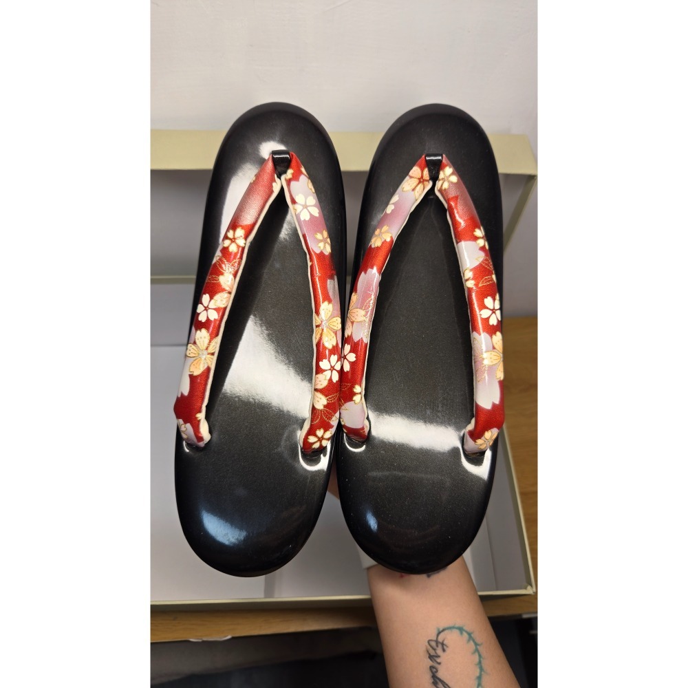 舞櫻 和服鞋包組｜草履25.5cm｜LL-細節圖4