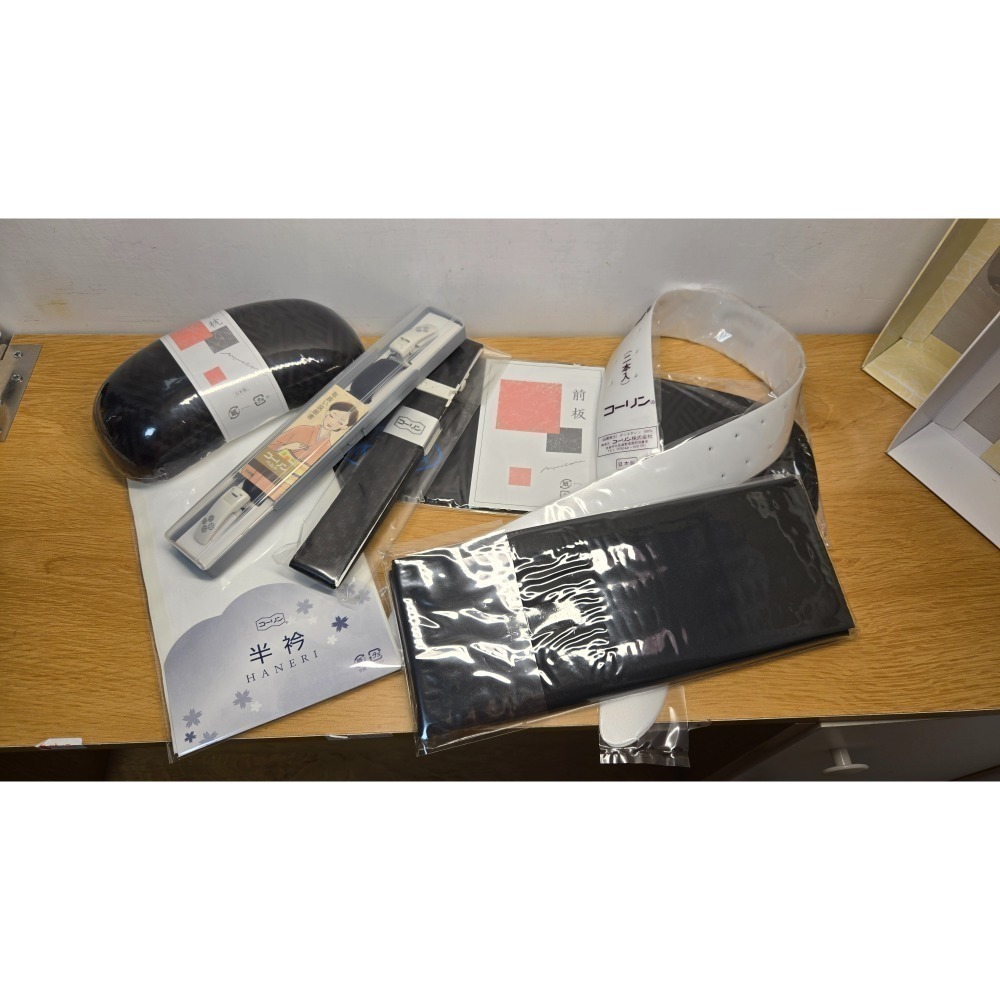 精美配件新手包禮盒丨七点組合丨黑白兩色任選丨和服新手推薦！-細節圖3