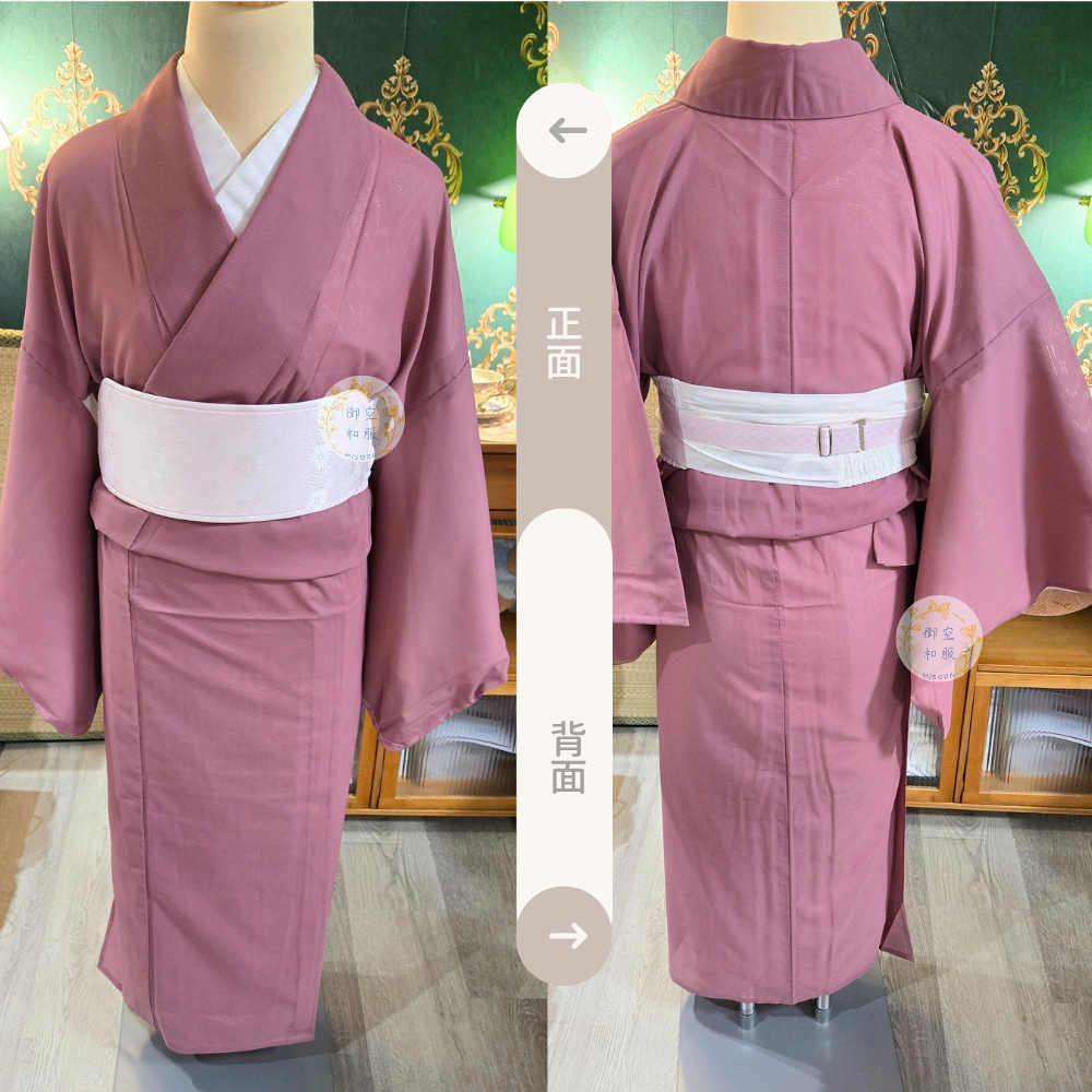 桃花色 色無地｜154cm-細節圖2