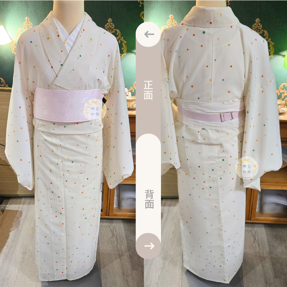 彩色點點 小紋｜163cm-細節圖3