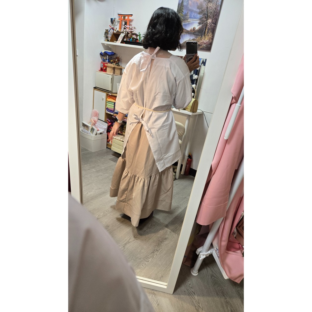 純白割烹着85cm｜日常和服都好搭-細節圖6