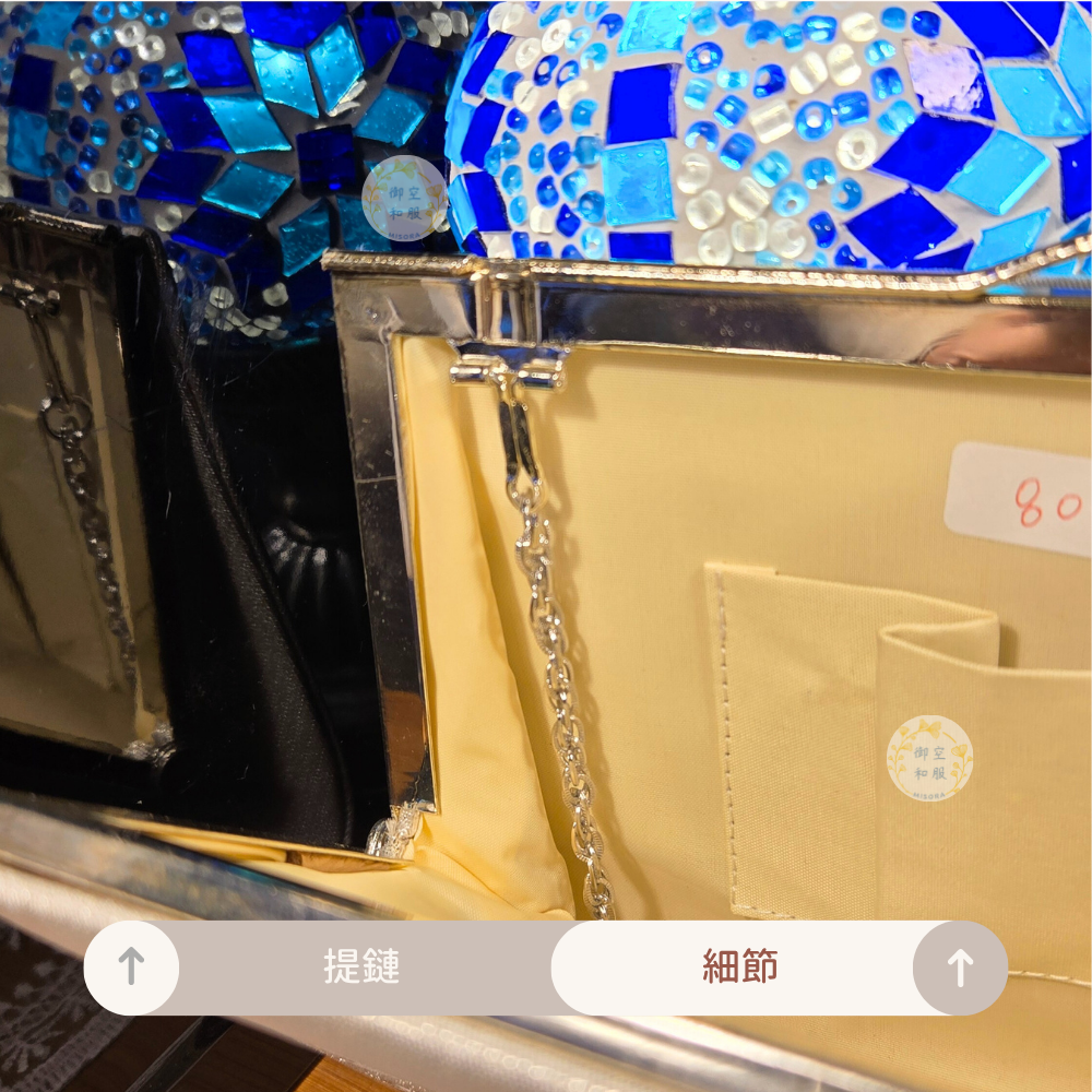 花草布面手拿包｜和服包包-細節圖4