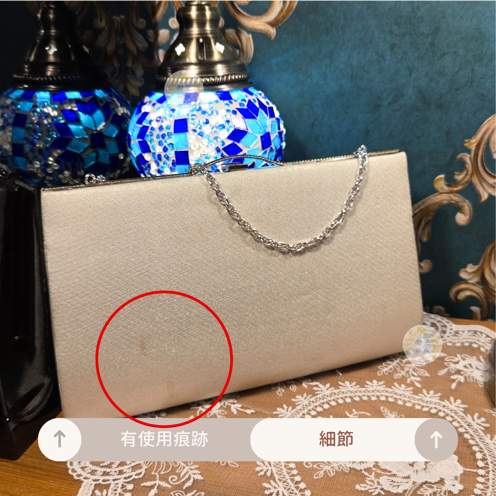 花草布面手拿包｜和服包包-細節圖6