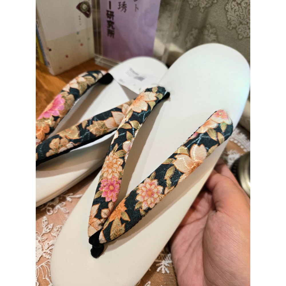 綠花草履｜24cm｜大部分場合都能穿-細節圖2