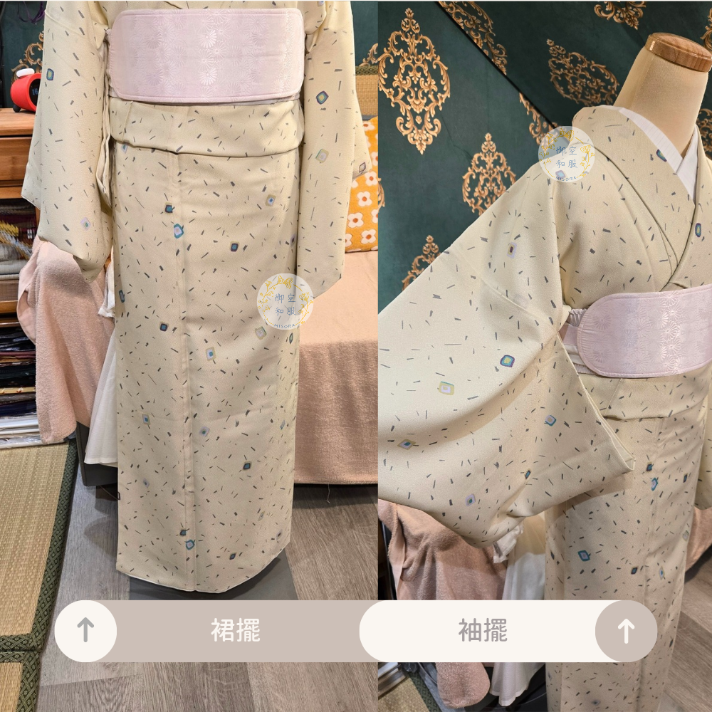 散箔 化纖小紋 | 163cm｜可水洗-細節圖3