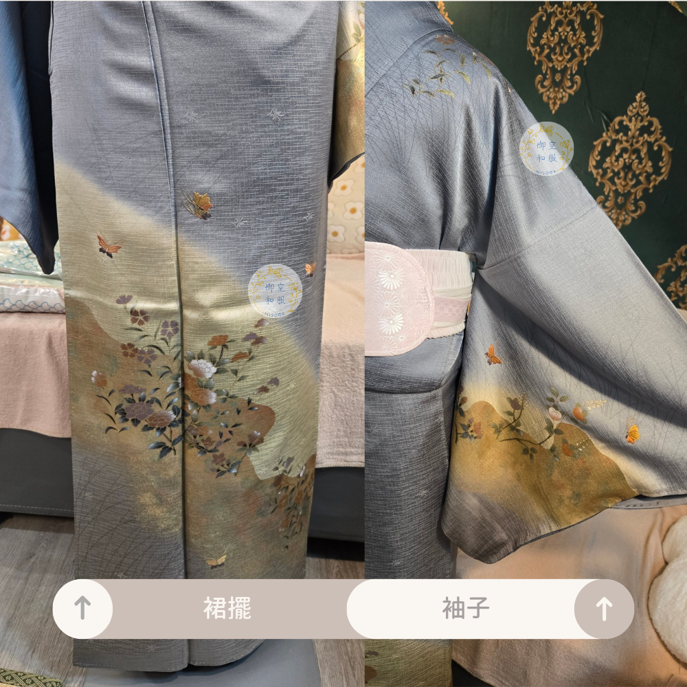 金箔舞蝶 訪問着｜163cm-細節圖3