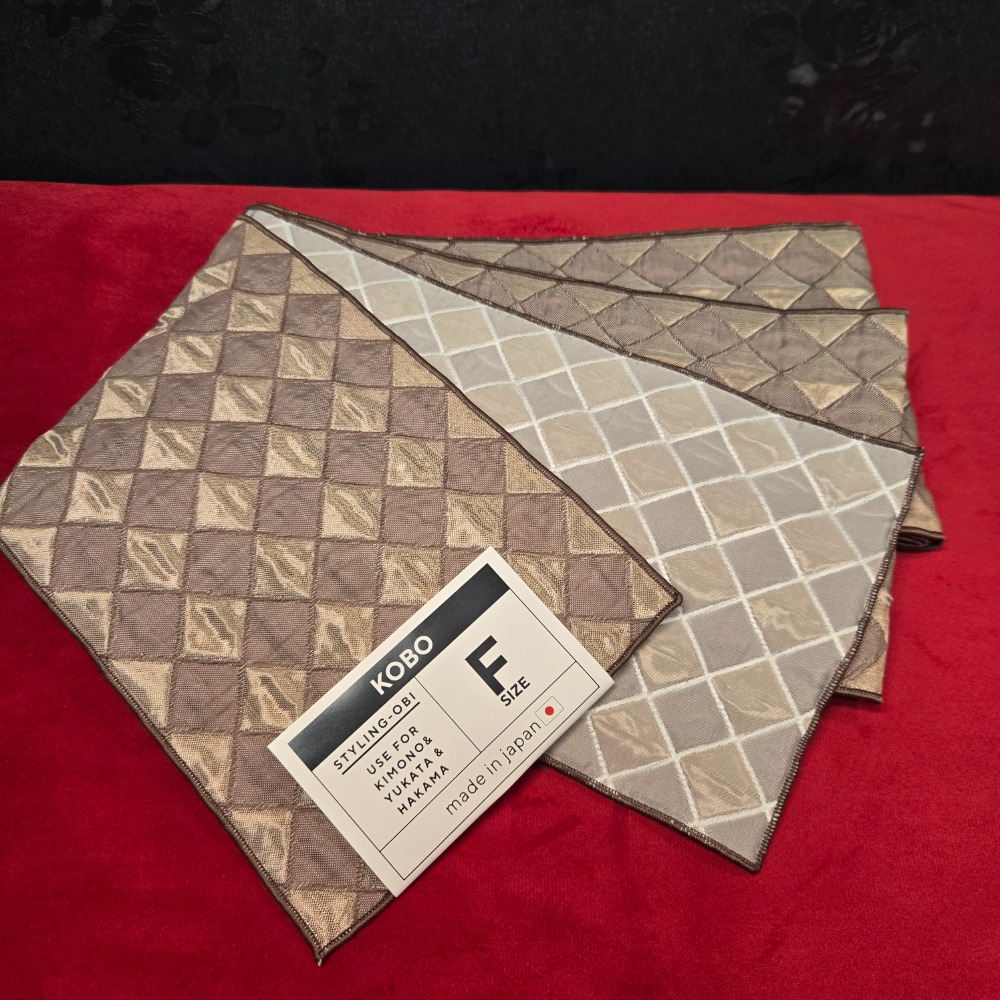 〔預購〕菱格浴衣帶｜袴下帶-細節圖9