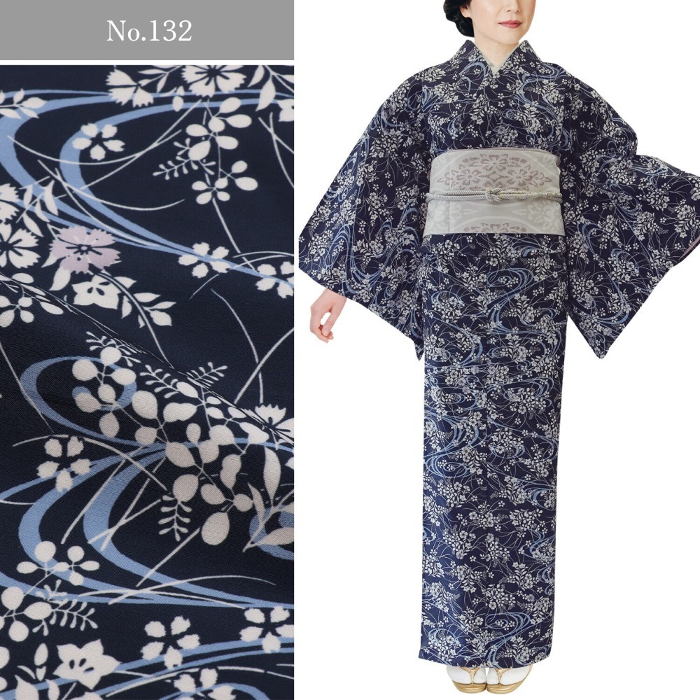 【預購】化纖單衣小紋和服丨台灣天氣友善-規格圖2