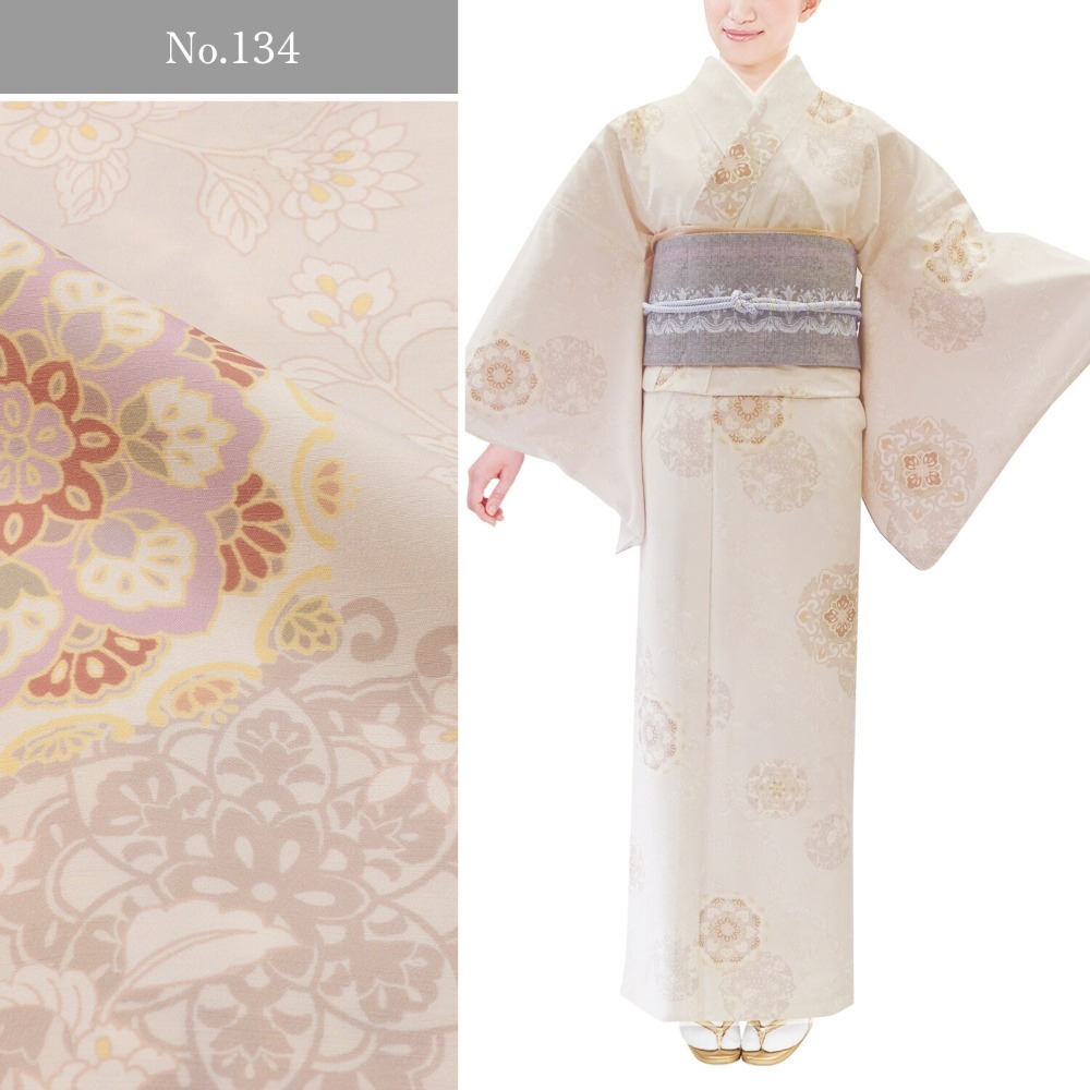 【預購】化纖單衣小紋和服丨台灣天氣友善-規格圖2