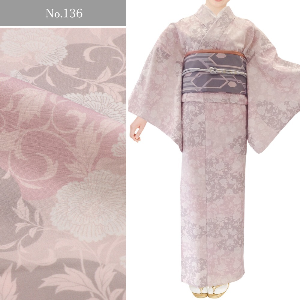 【預購】化纖單衣小紋和服丨台灣天氣友善-規格圖2